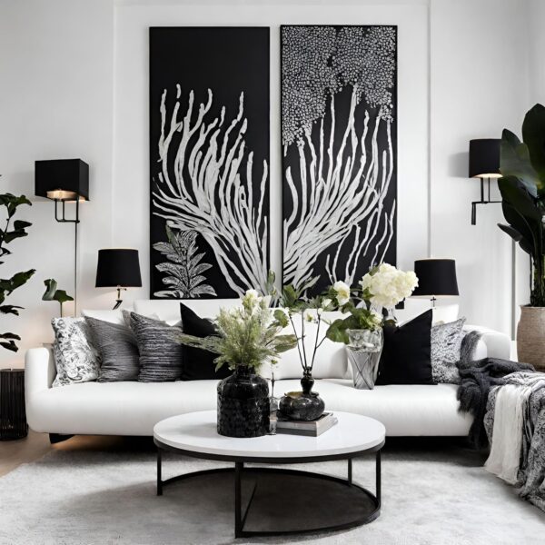 MONOCHROME MAGIC: MASTERING THE ART OF BLACK AND WHITE DECOR