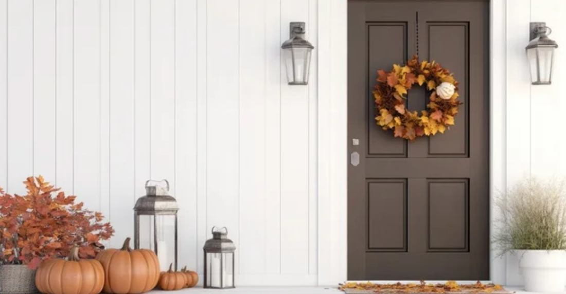 Rustic Fall Porch Decor