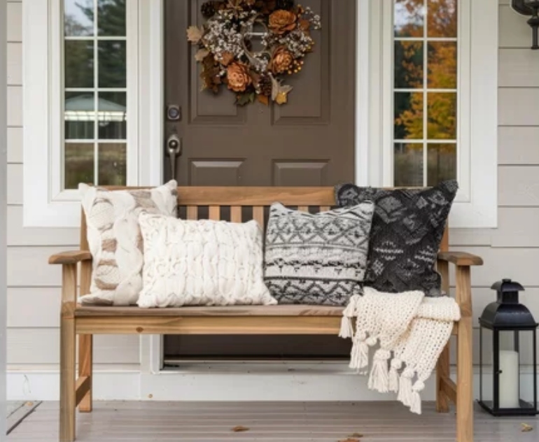 Rustic Fall Porch Decor