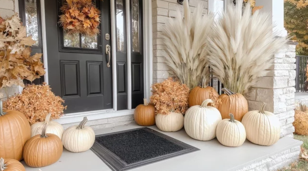 Rustic Fall Porch Decor